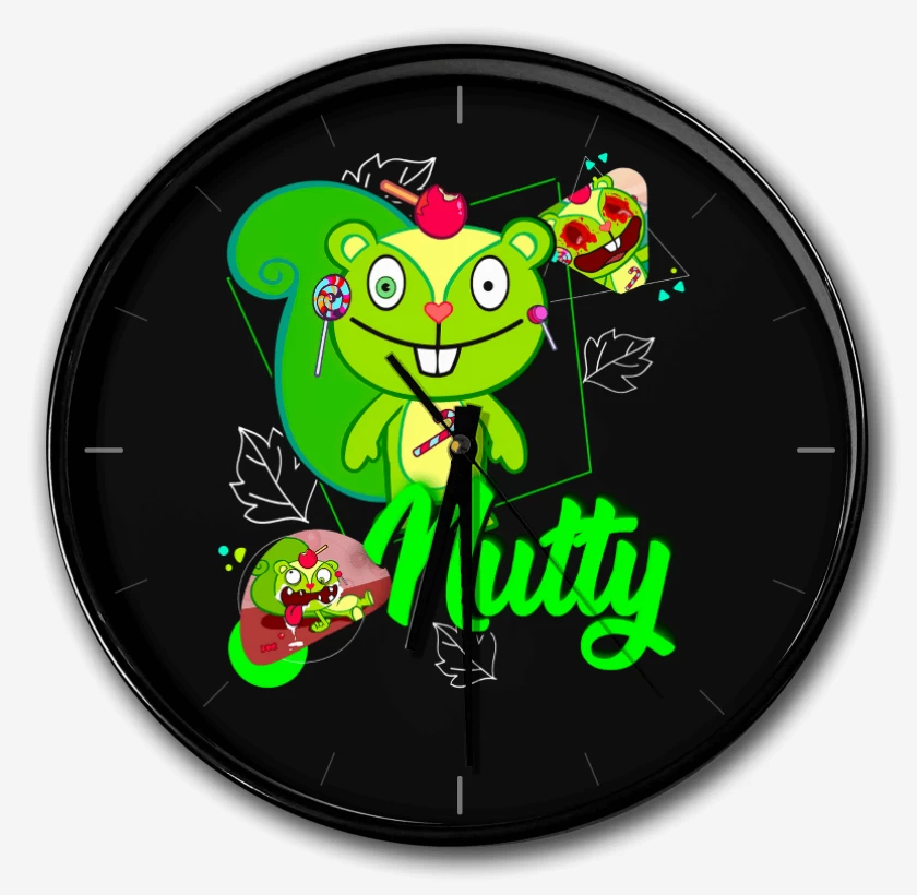 Reloj Negro de Nutty