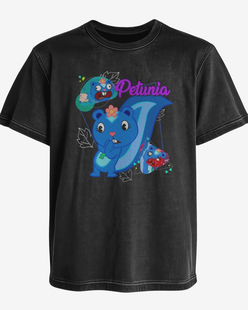 Polera desgastada Petunia