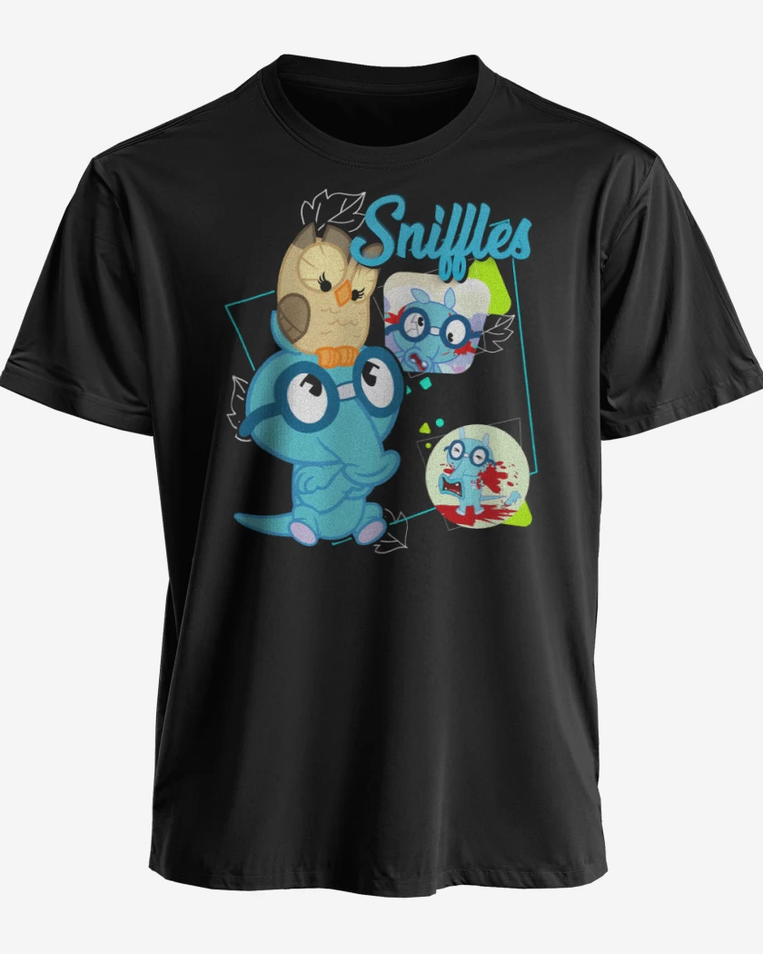 Polera premium Negro de Sniffles