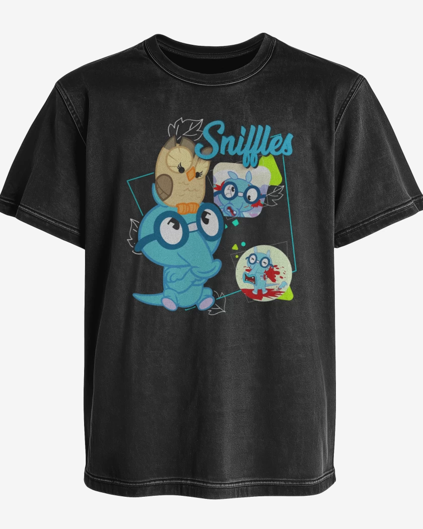 Polera desgastada Sniffles