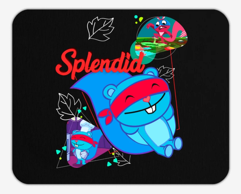 Mousepad Negro de Splendid