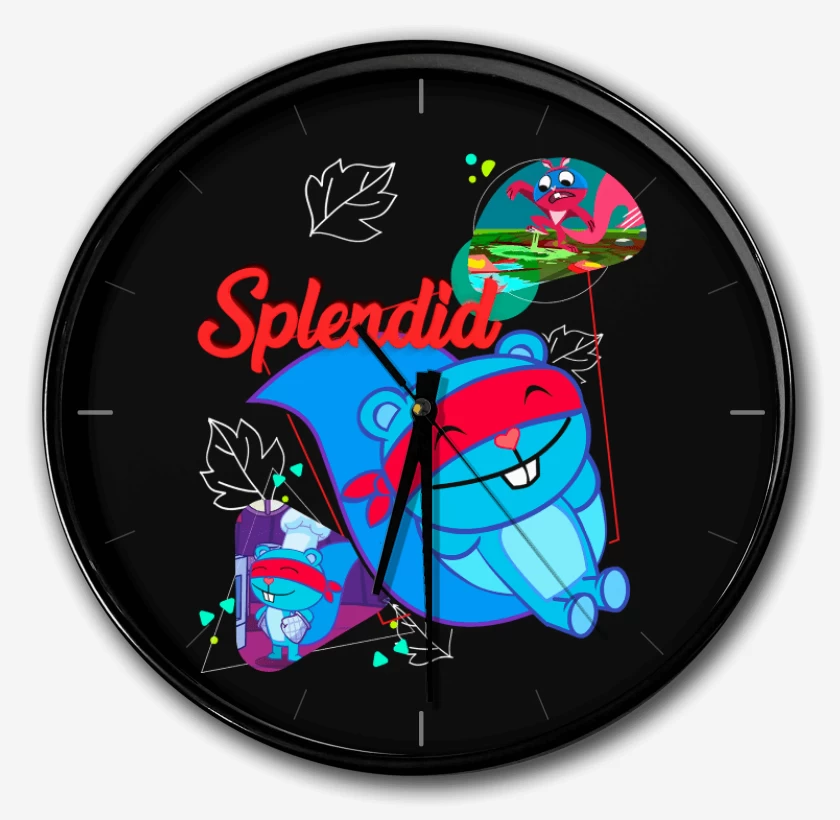 Reloj Negro de Splendid