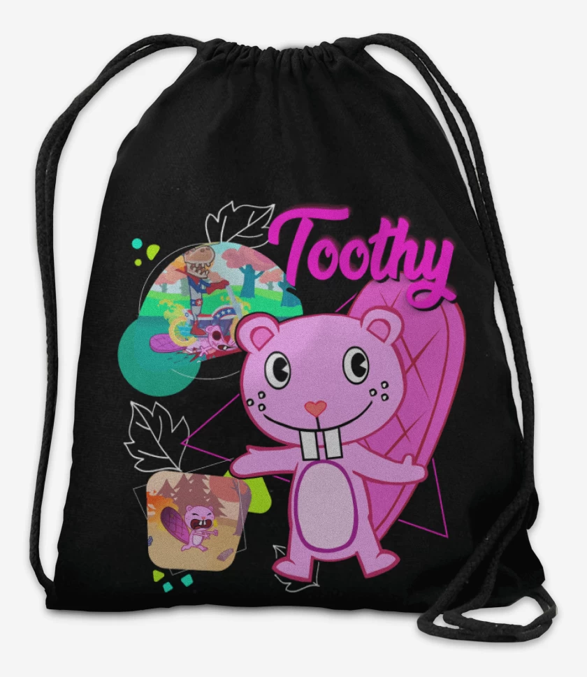 Mochila Negro de Toothy