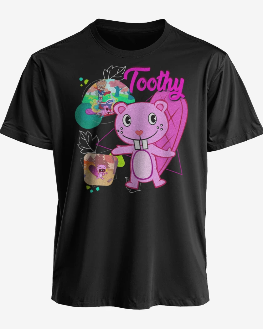 Polera premium Negro de Toothy