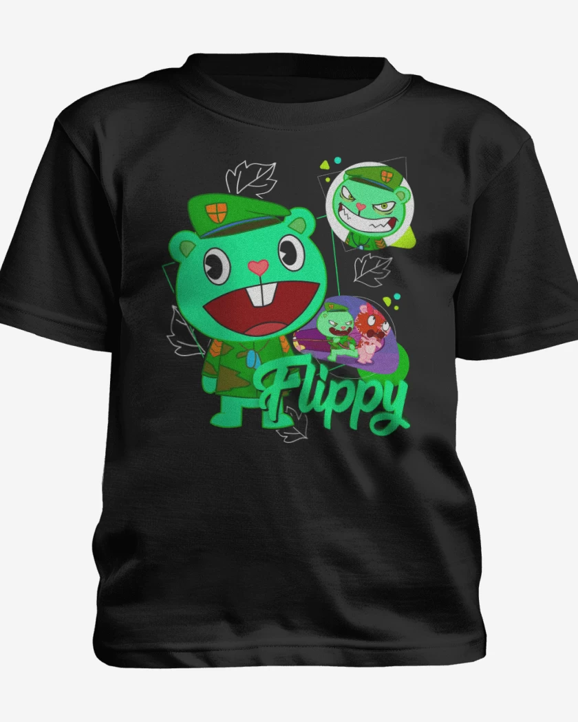Polera de niño Negro de Flippy