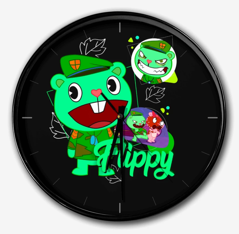 Reloj Negro de Flippy