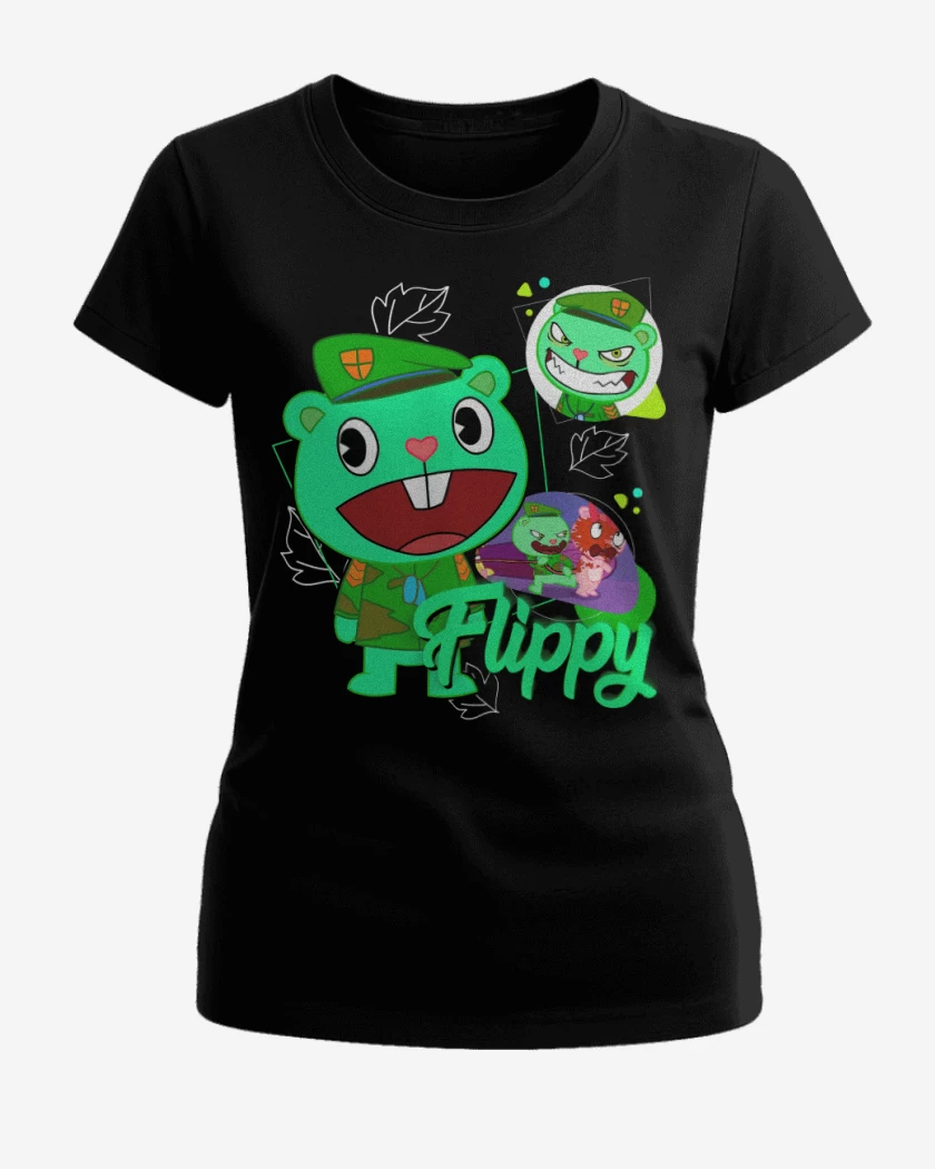Polera de Mujer Negro de Flippy