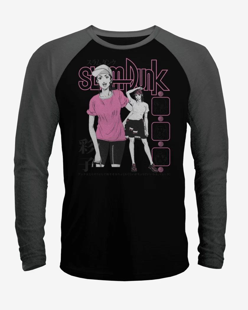 Polera Raglan Negro / Negro Heather de SLDNK Ayako B