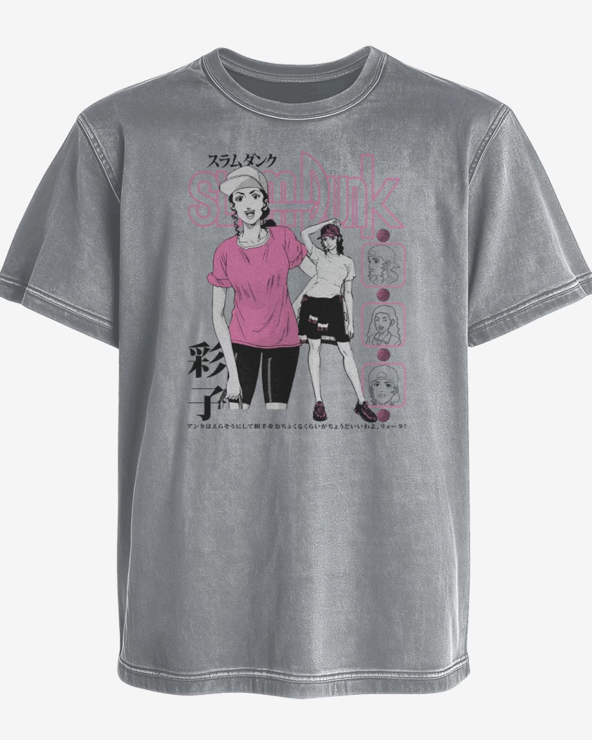 Polera desgastada Gris Melange de SLDNK Ayako B