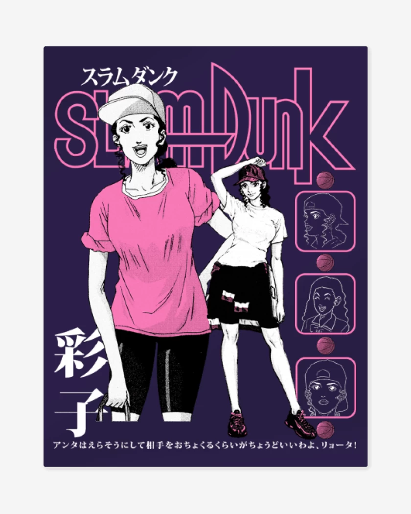 Print metalico Morado de SLDNK Ayako N