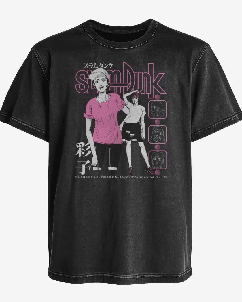 Polera desgastada Negro de SLDNK Ayako N
