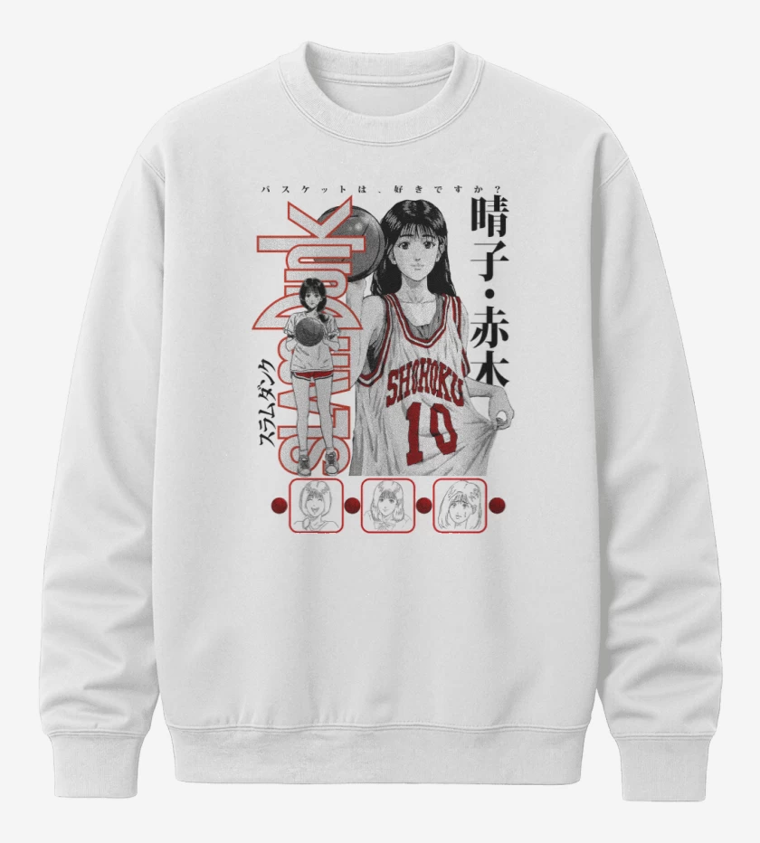 Poleron polo Blanco de SLDNK Haruko Akagi B