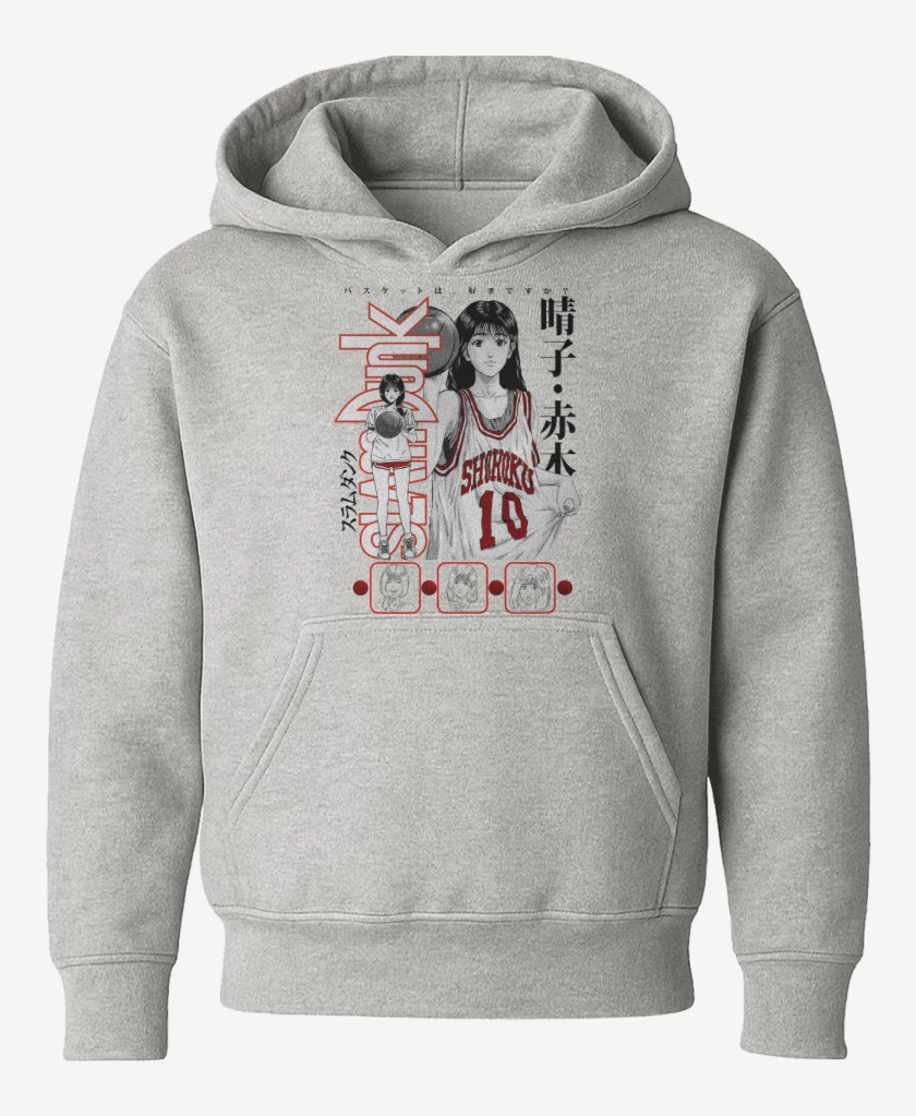 Poleron de niño Gris Melange de SLDNK Haruko Akagi B