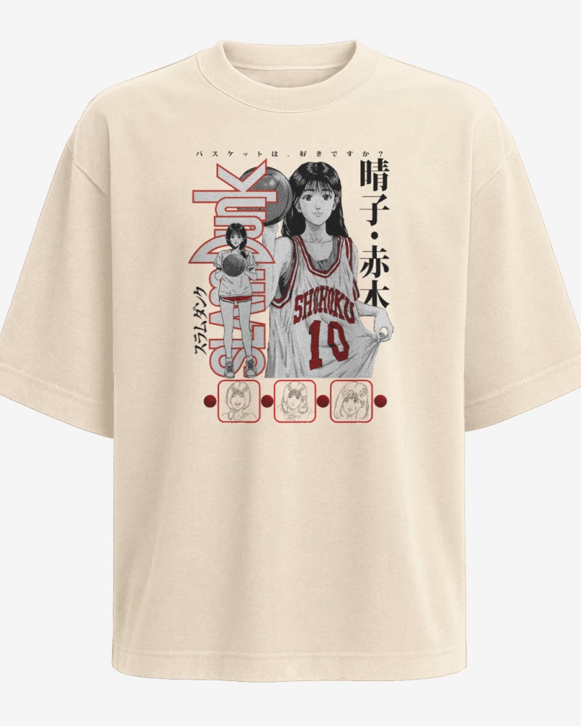 Polera Oversize Beige de SLDNK Haruko Akagi B