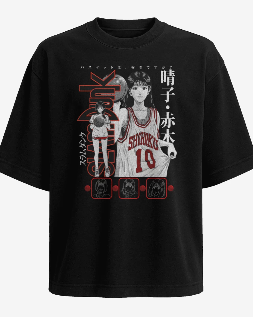 Polera Oversize Negro de SLDNK Haruko Akagi N