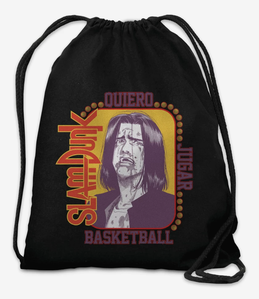 Mochila Negro de SLDNK Quiero Jugar Basketball