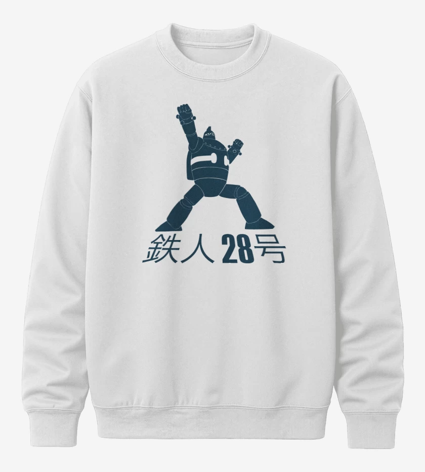 Poleron polo Blanco de Tetsujin 28-go