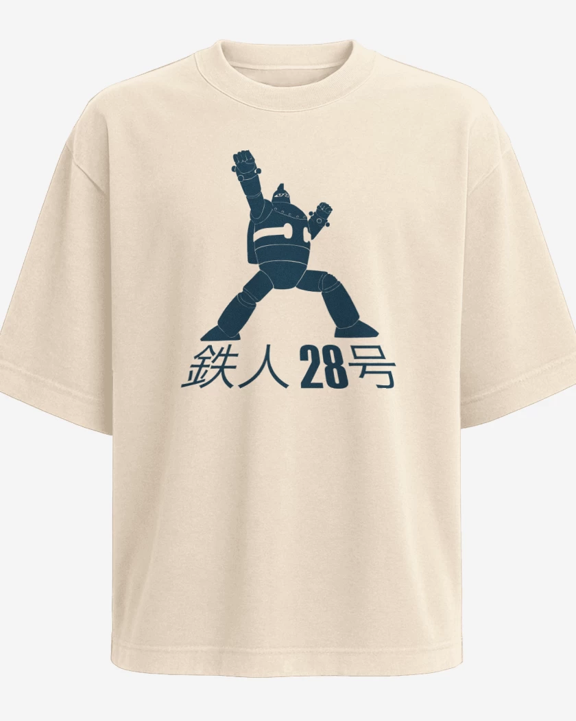 Polera Oversize Beige de Tetsujin 28-go