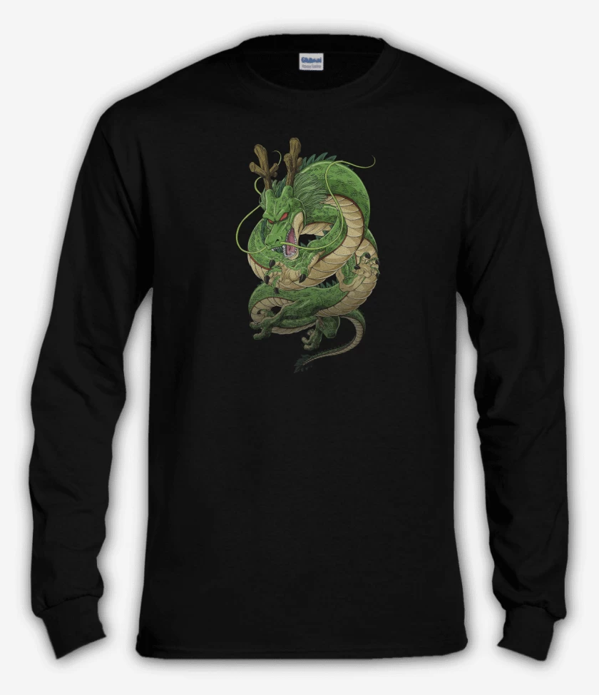 Polera manga larga Negro de Shen Long