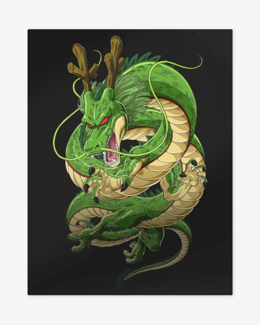 Print metalico Negro de Shen Long