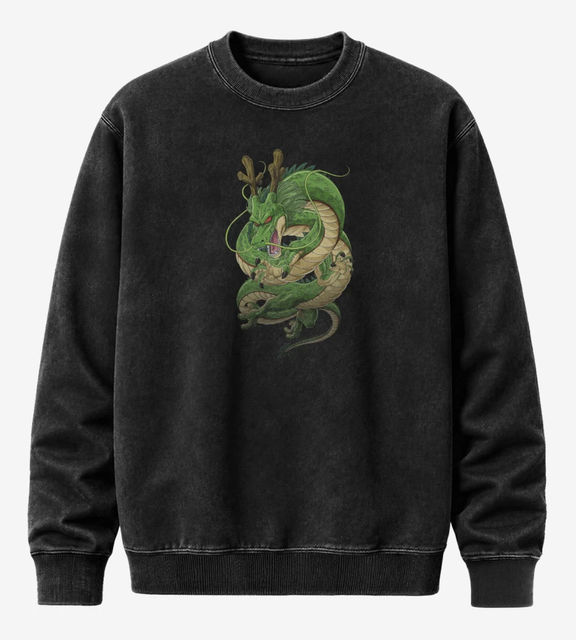 Poleron Polo Acid Wash Negro de Shen Long