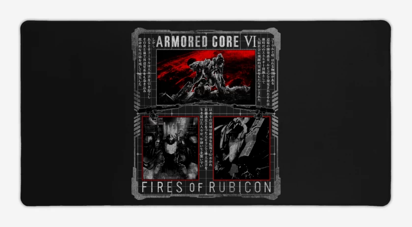 Mouse pad Gamer Armored Core IV Fires of Rubicon