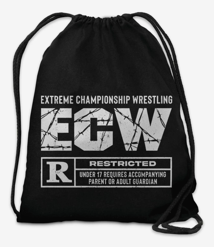 Mochila Negro de Extreme Championship Wrestling