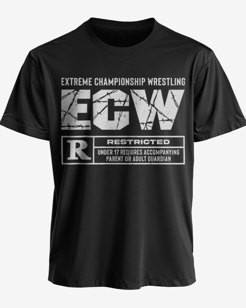 Polera premium Negro de Extreme Championship Wrestling