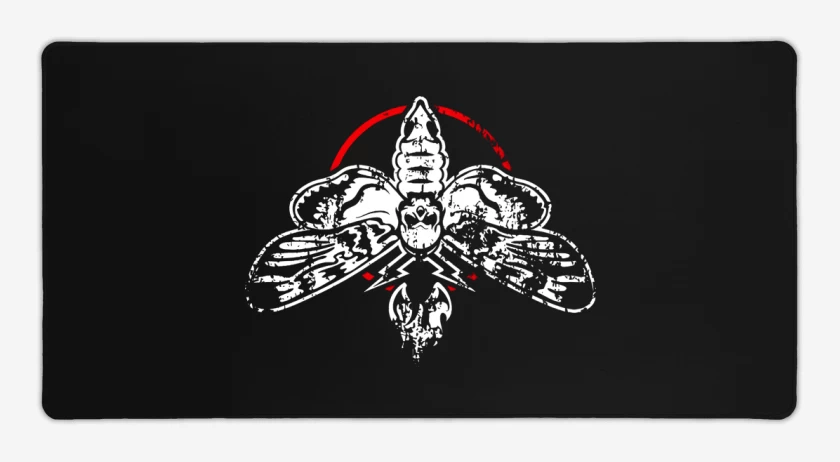 Mouse pad Gamer Negro de Luciernaga Wyatt