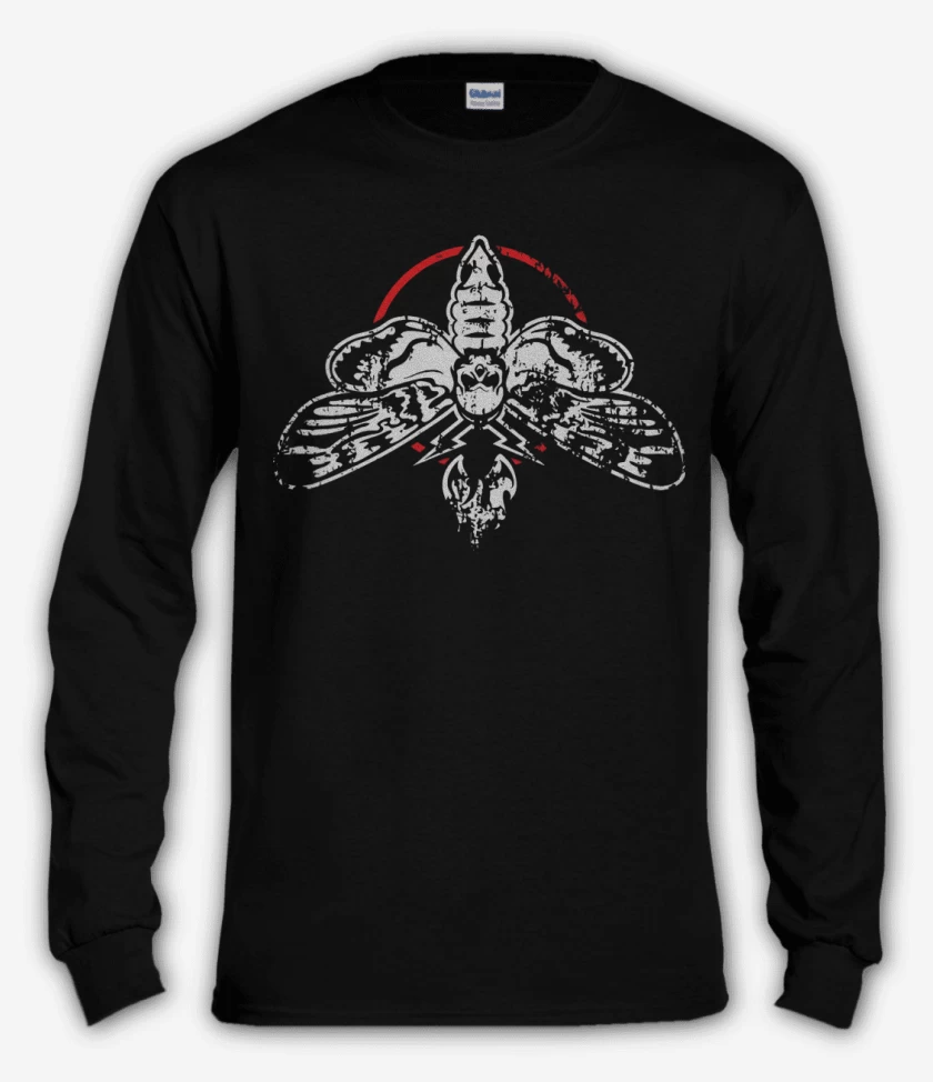 Polera manga larga Negro de Luciernaga Wyatt