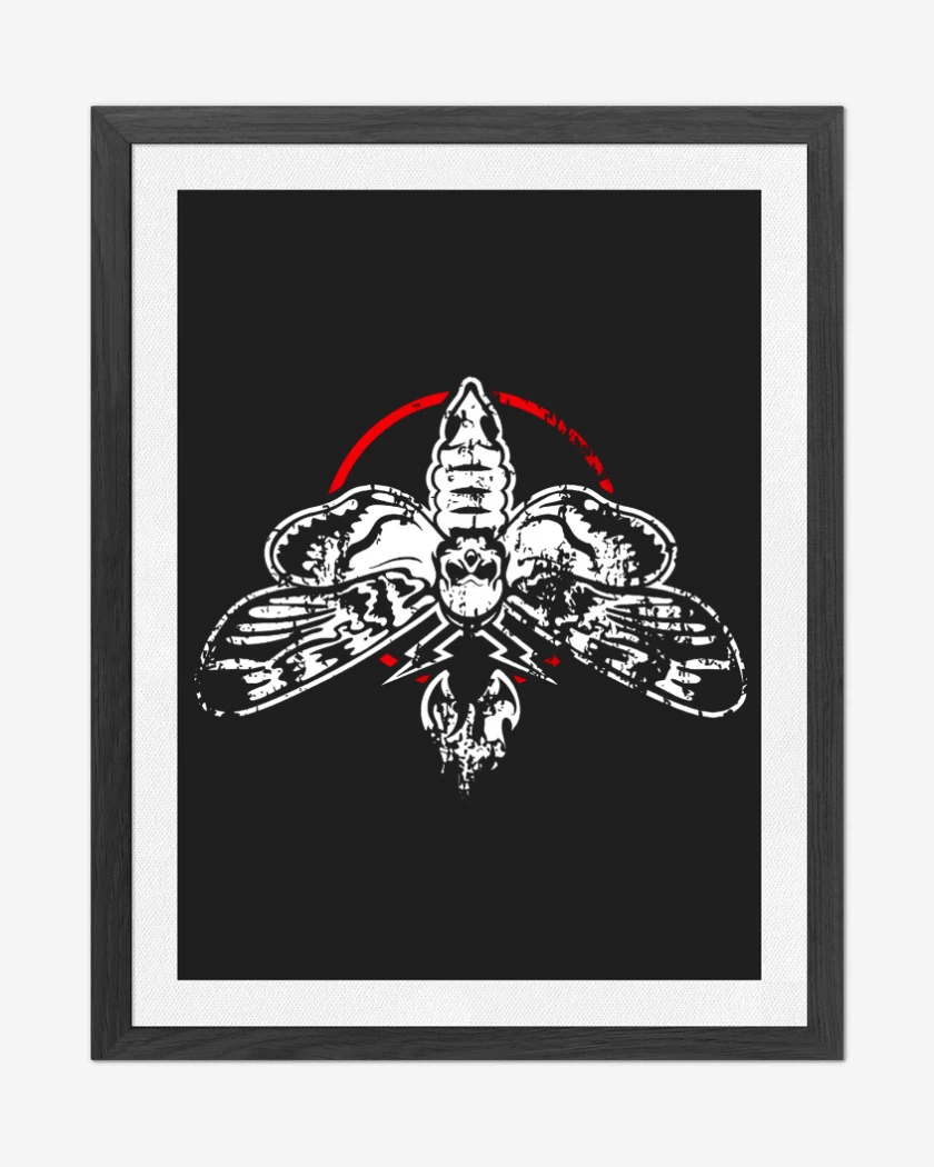 Cuadro decorativo Negro de Luciernaga Wyatt