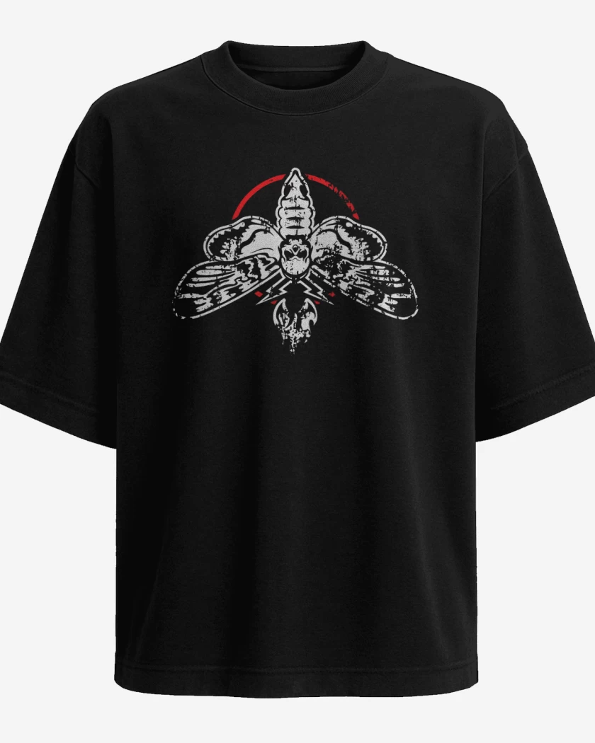 Polera Oversize Negro de Luciernaga Wyatt
