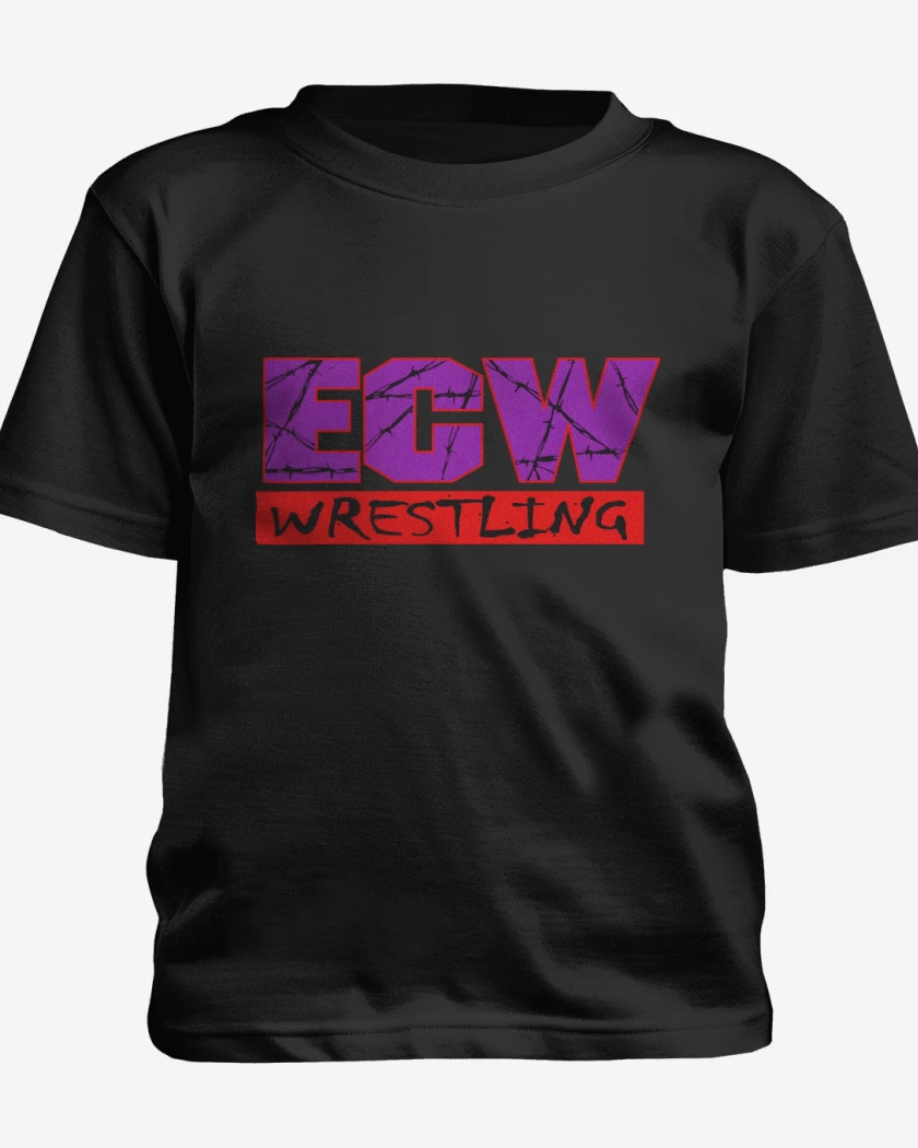 Polera de niño Negro de ECW Wrestling