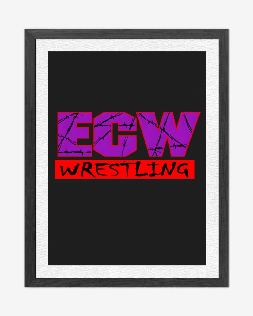 Cuadro decorativo Negro de ECW Wrestling