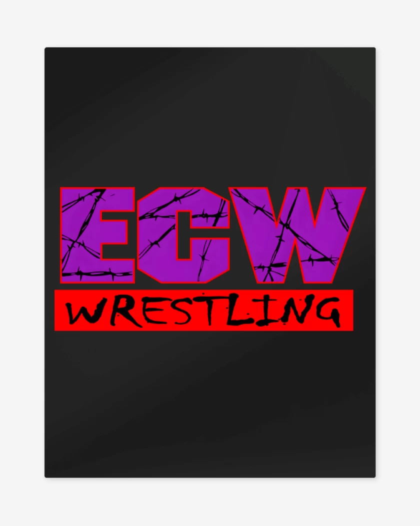 Print metalico Negro de ECW Wrestling