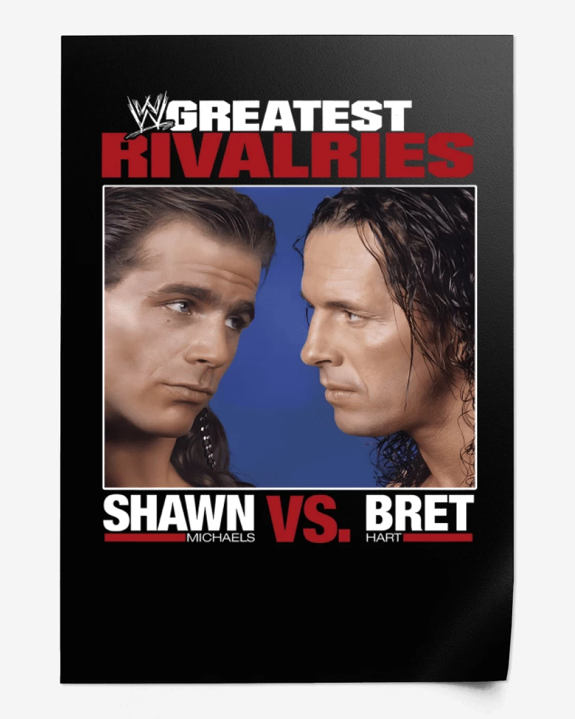Print Shawn vs Bret 