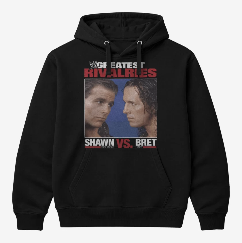 Polerón Canguro Negro de Shawn vs Bret 