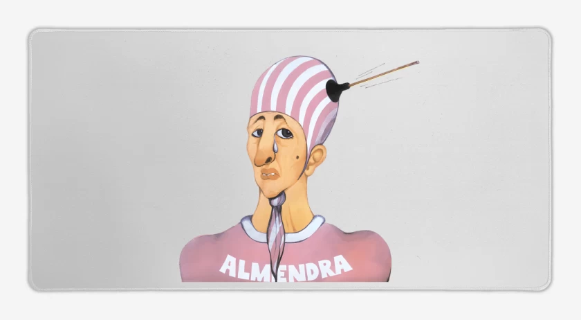 Mouse pad Gamer Blanco de Almendra