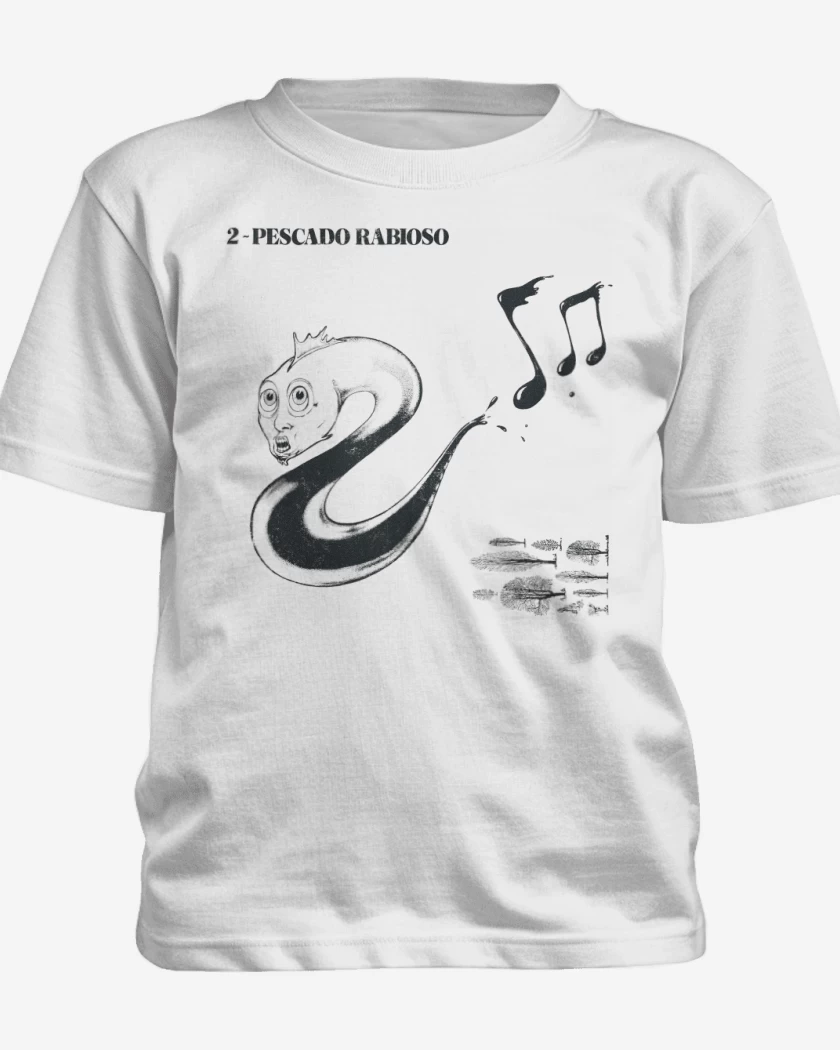 Polera de niño Blanco de 2 - Pescado Rabioso