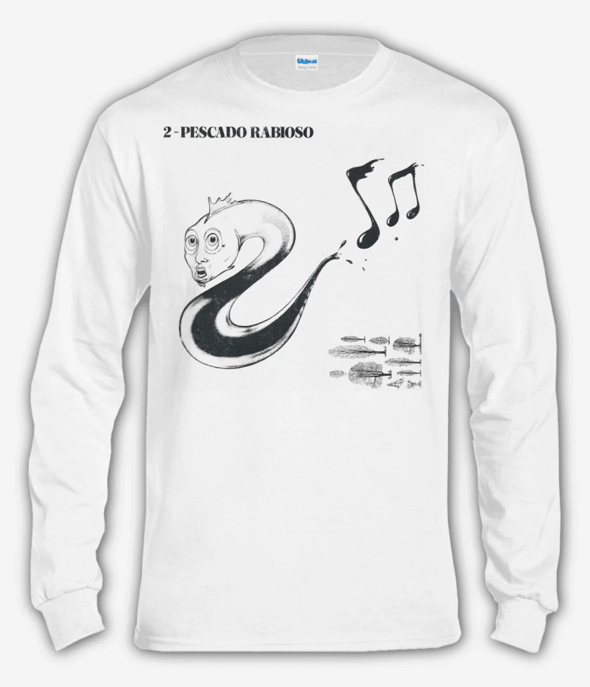 Polera manga larga Blanco de 2 - Pescado Rabioso