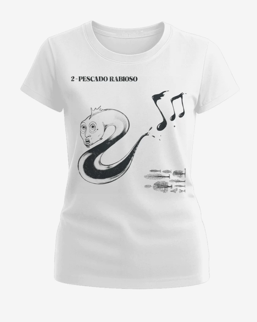 Polera de Mujer Blanco de 2 - Pescado Rabioso