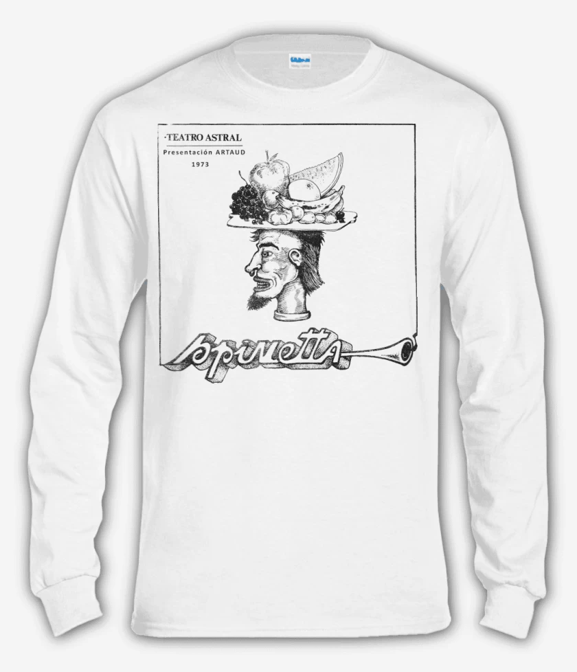 Polera manga larga Blanco de Teatro Astral