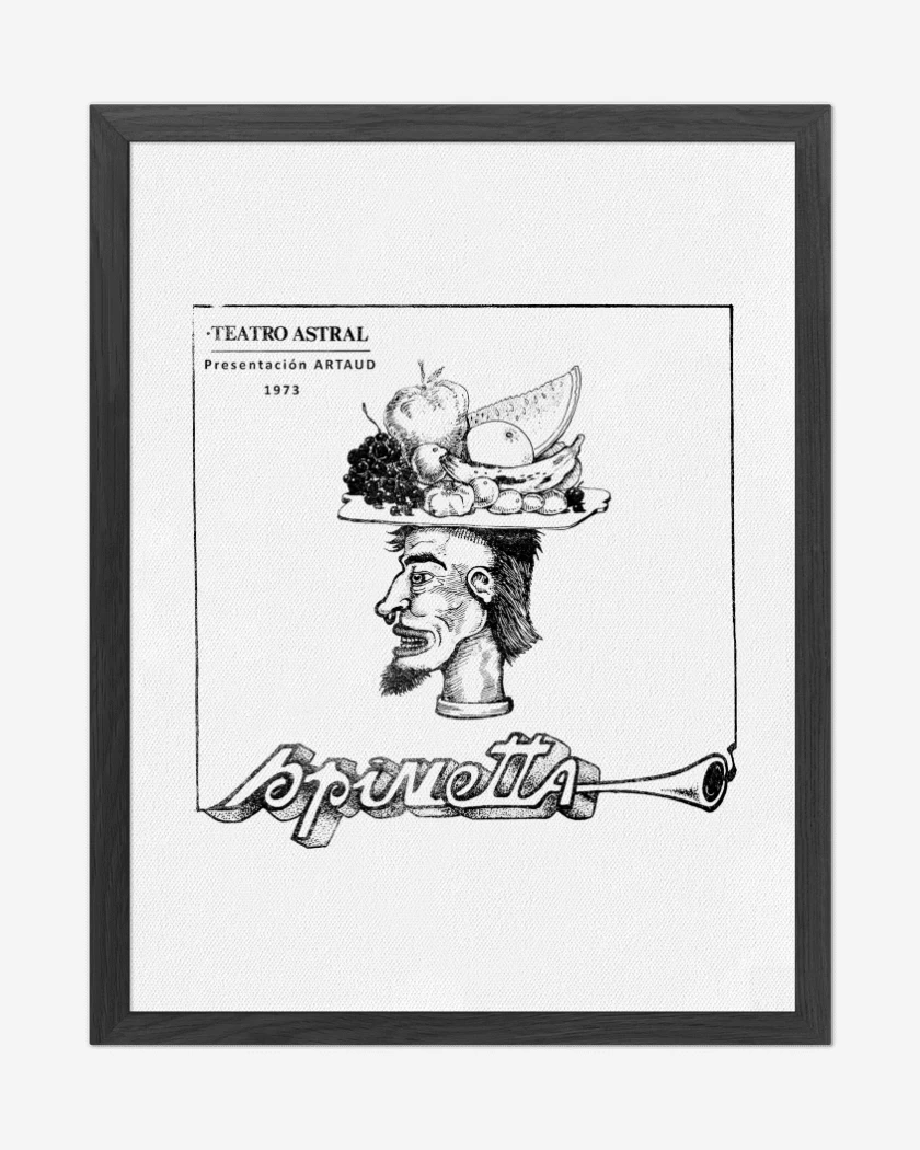Cuadro decorativo Blanco de Teatro Astral