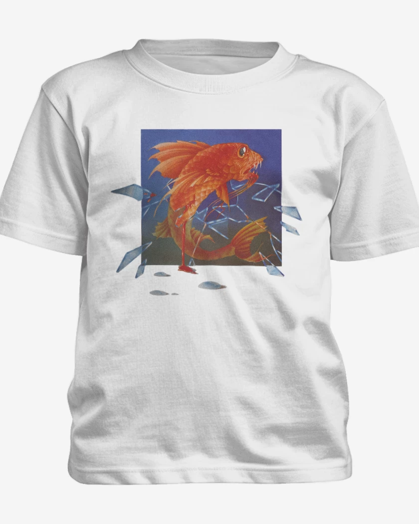 Polera de niño Blanco de Pescado Rabioso II