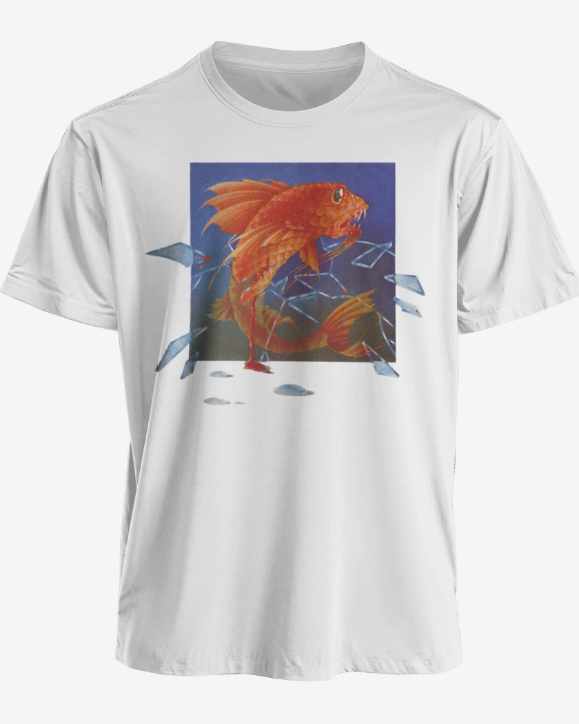 Polera premium Blanco de Pescado Rabioso II