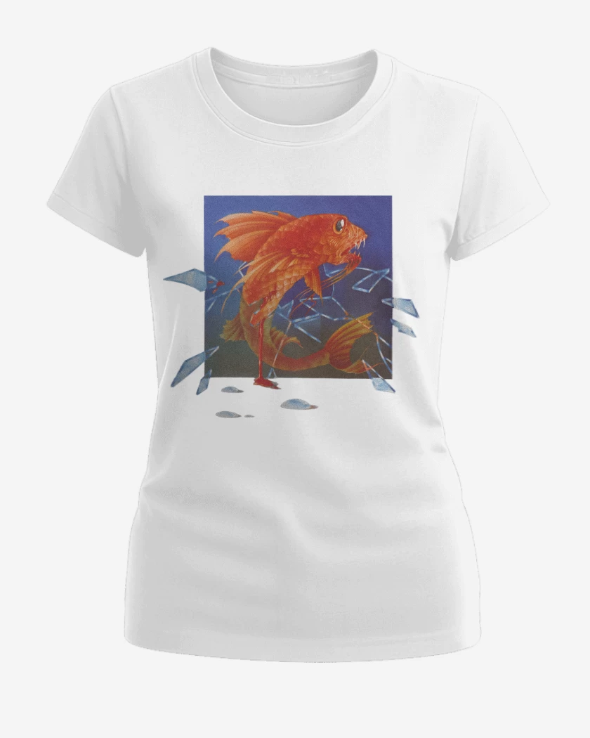 Polera de Mujer Blanco de Pescado Rabioso II
