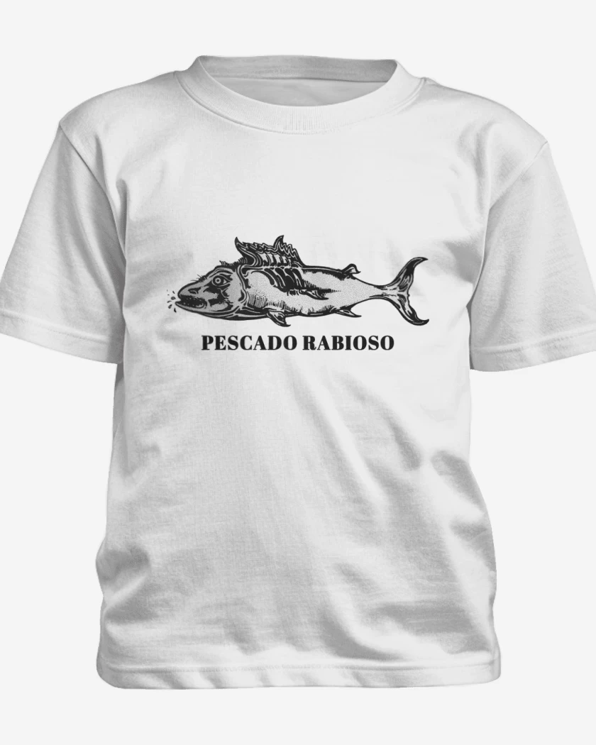 Polera de niño Blanco de Pescado Rabioso