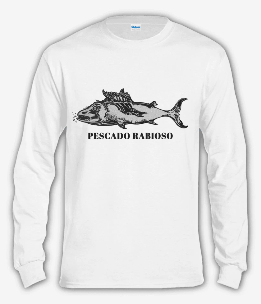 Polera manga larga Blanco de Pescado Rabioso