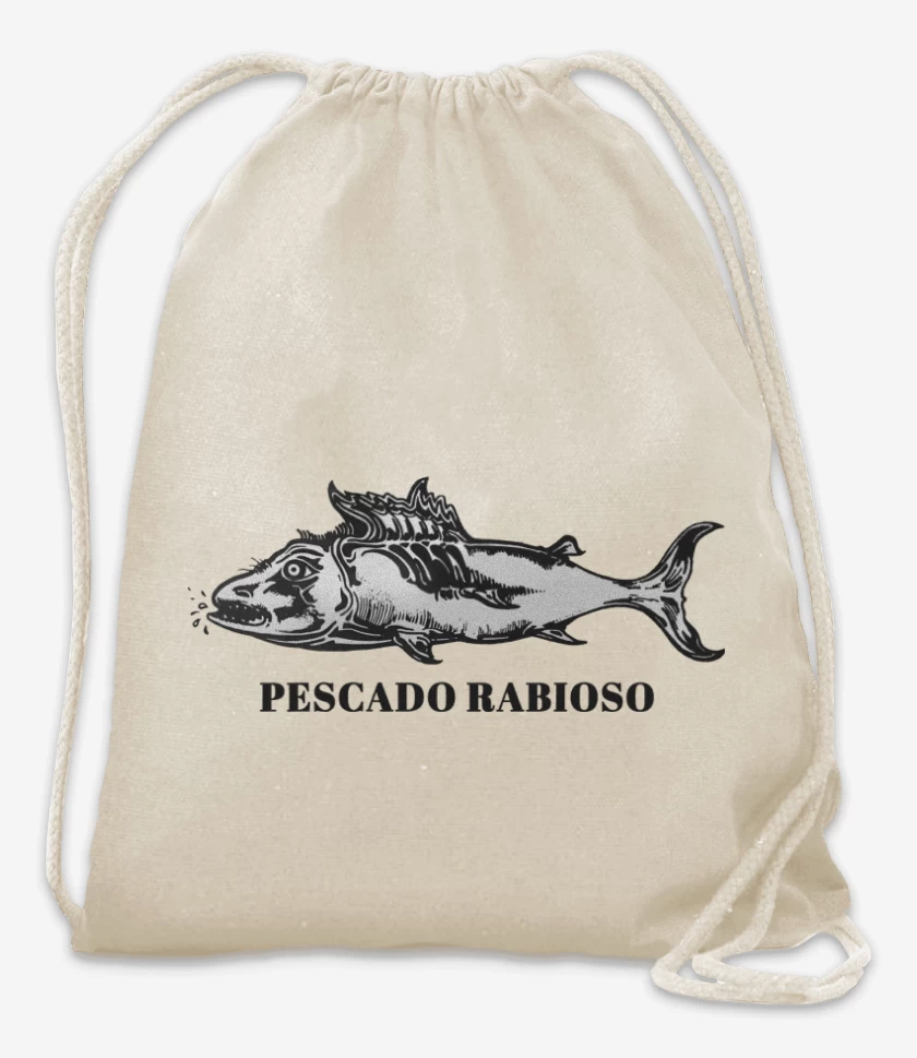 Mochila Blanco de Pescado Rabioso