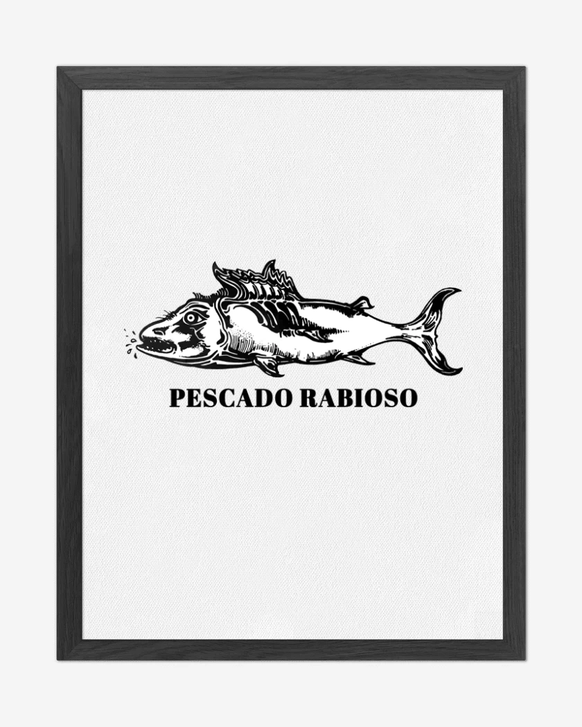 Cuadro decorativo Blanco de Pescado Rabioso